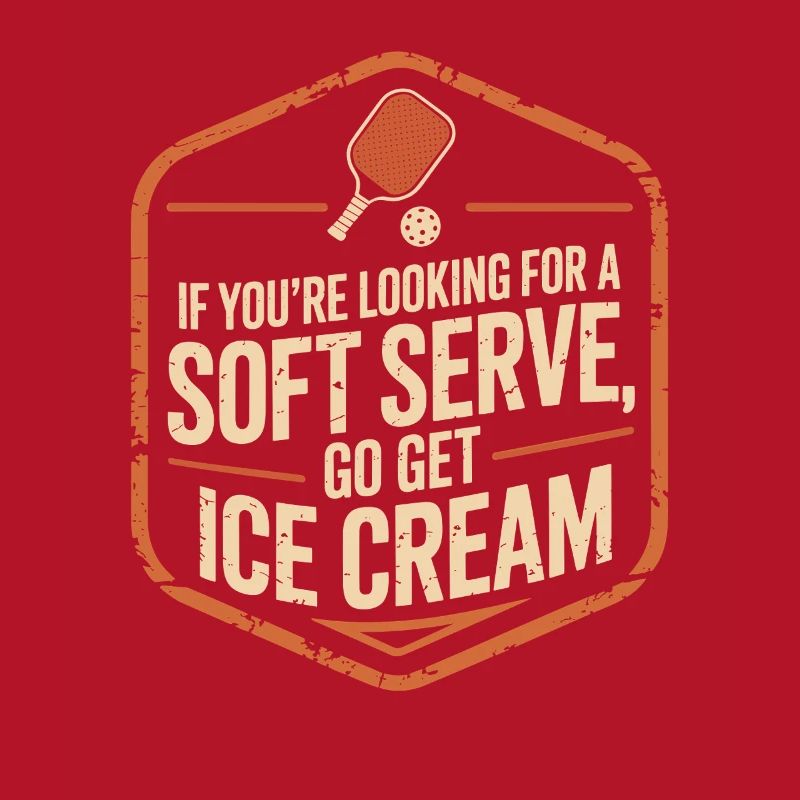 Pickleball Player Looking For Soft Serve Dinking