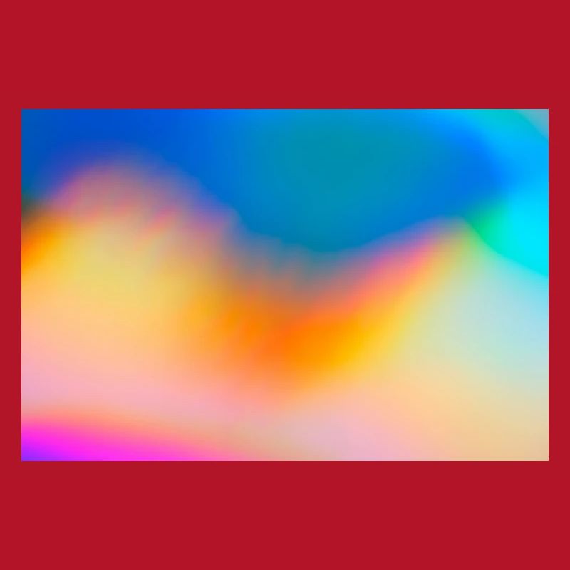 Décor de dégradé des vagues de couleur
