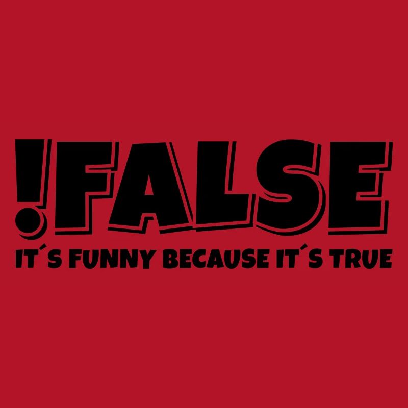 False True Programmierer Spruch