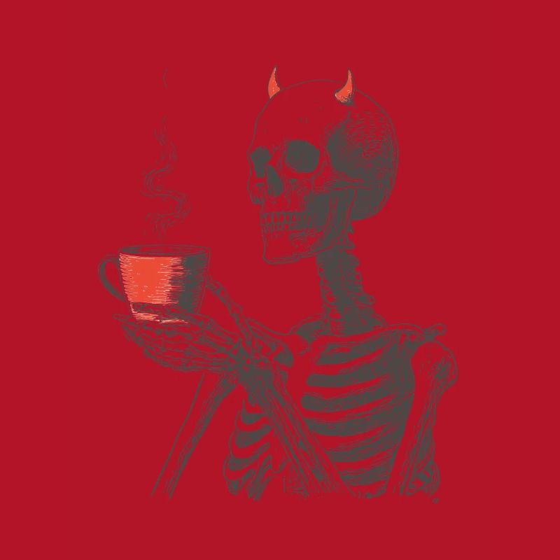 Devilish Coffee Skeleton