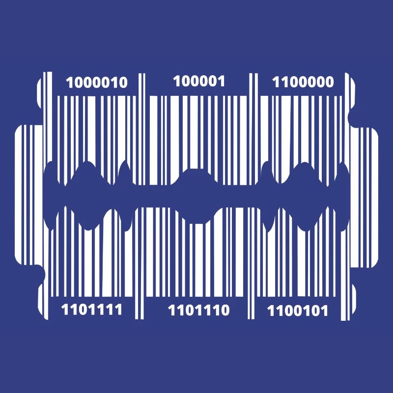 Rasierklinge mit Code