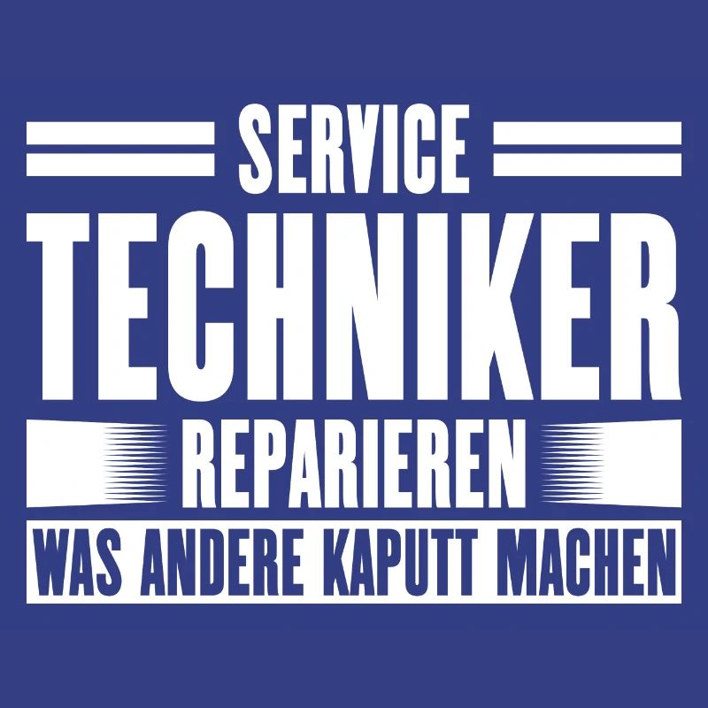 Service Technician Support Solution Slogan Service