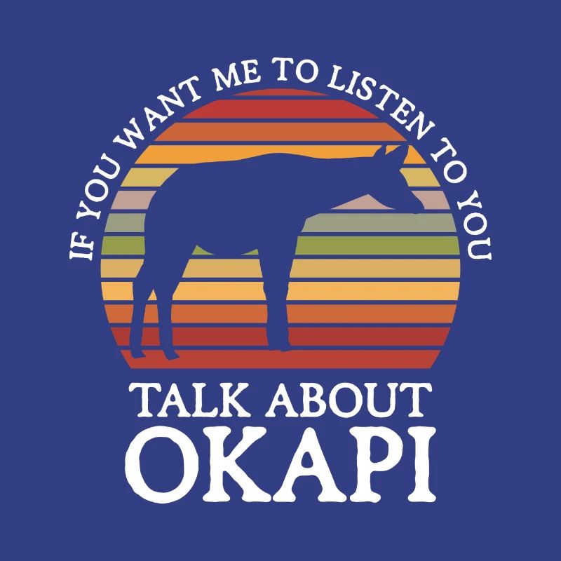 Okapi between forest and wilderness