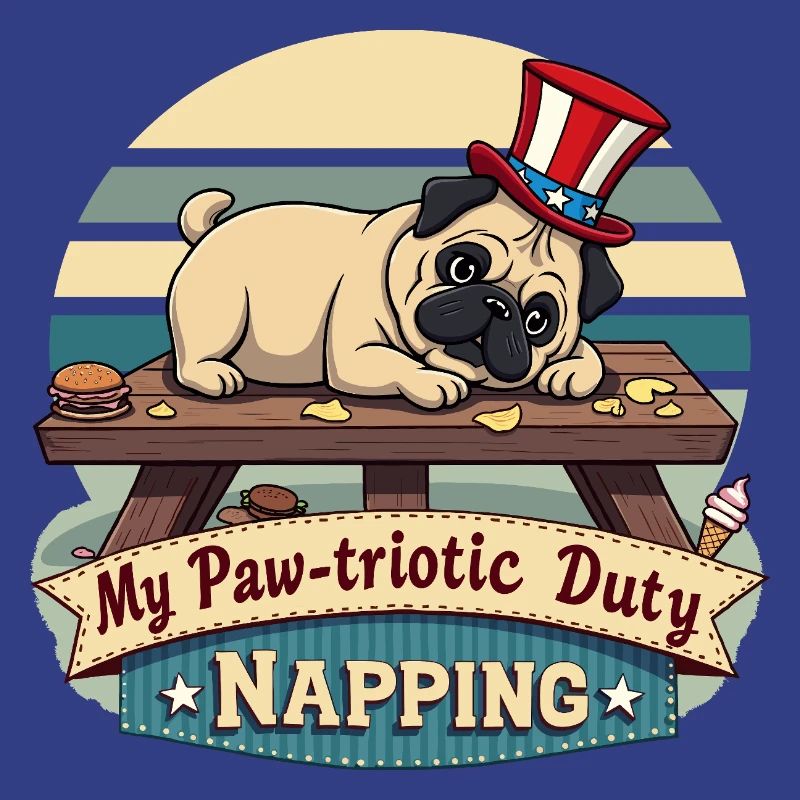 Mops Nickerchen