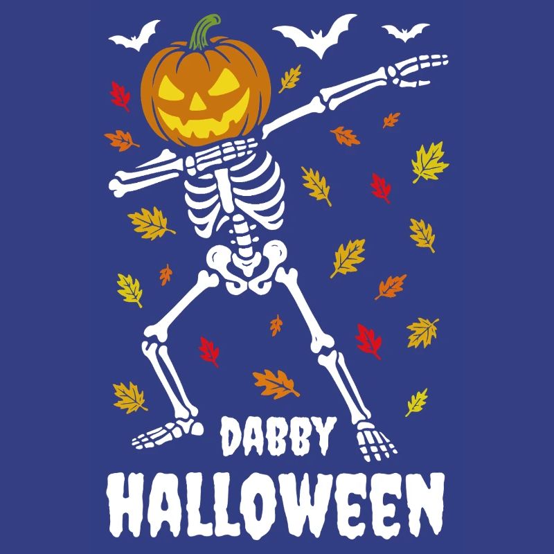 Dabby Halloween - Dab Dance Skeleton - Fall