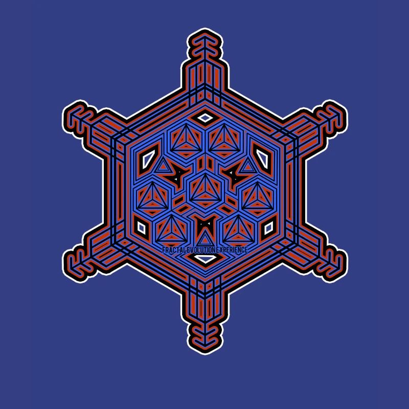 Fractal Evolution Experience Star Hexagon Pattern