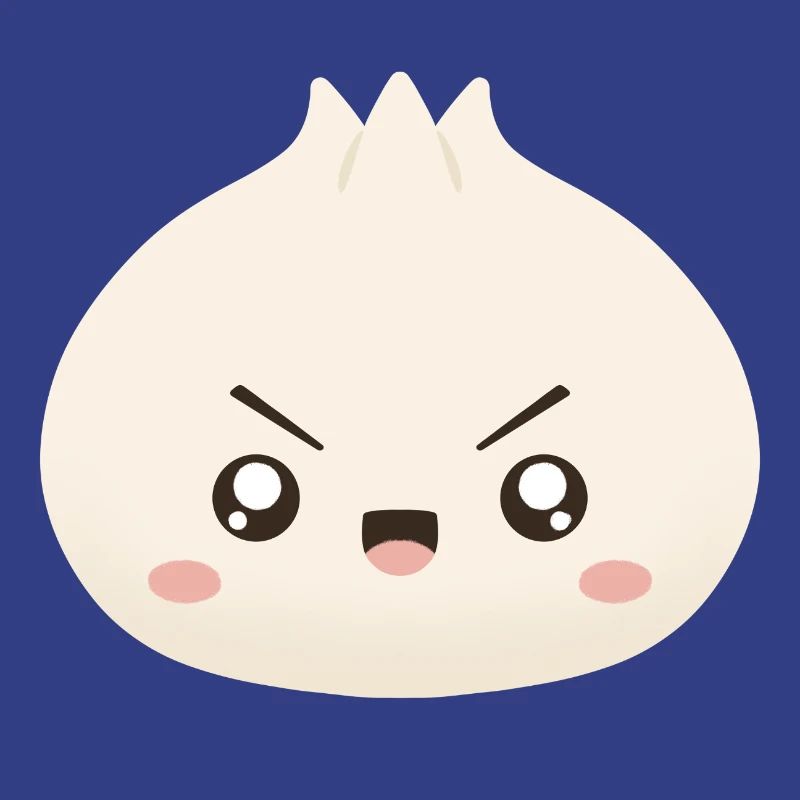 Mascotte mignonne de Grumpy Dumpling