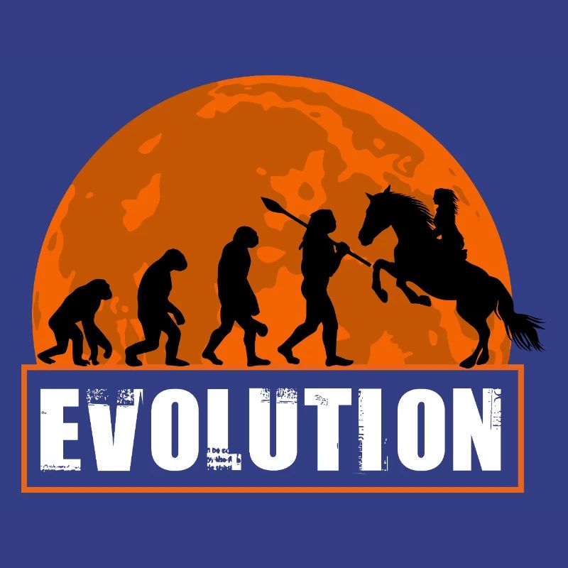 Évolution du jockey de courses de chevaux Cavalier