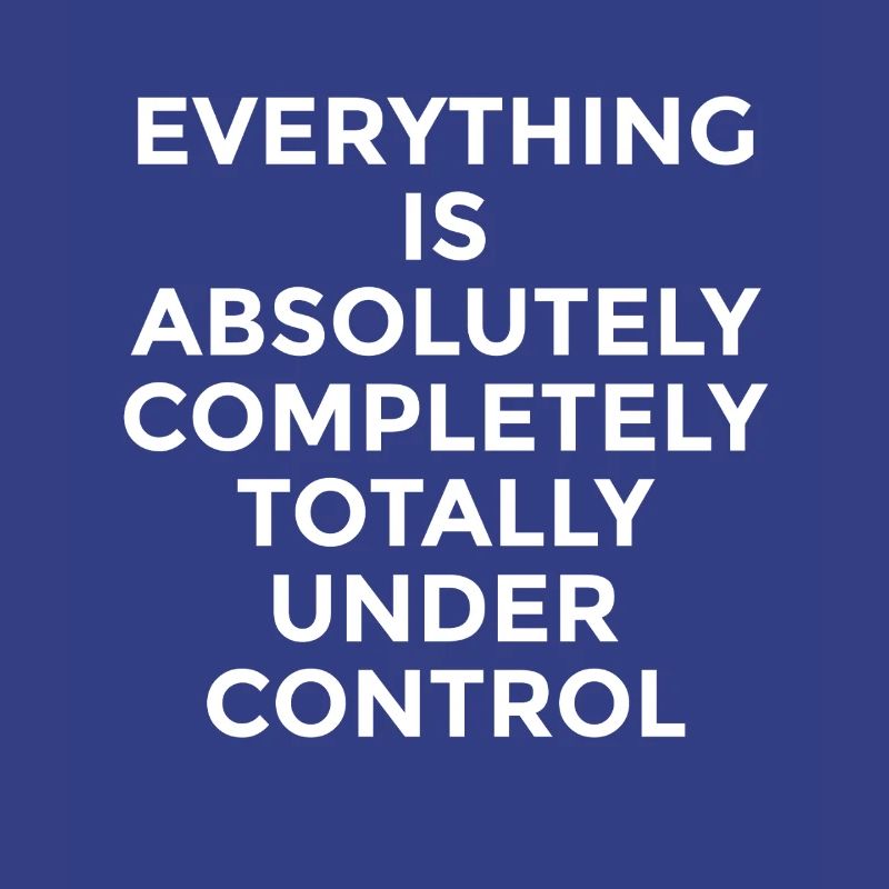 Everything Is Under Control – Funny Saying