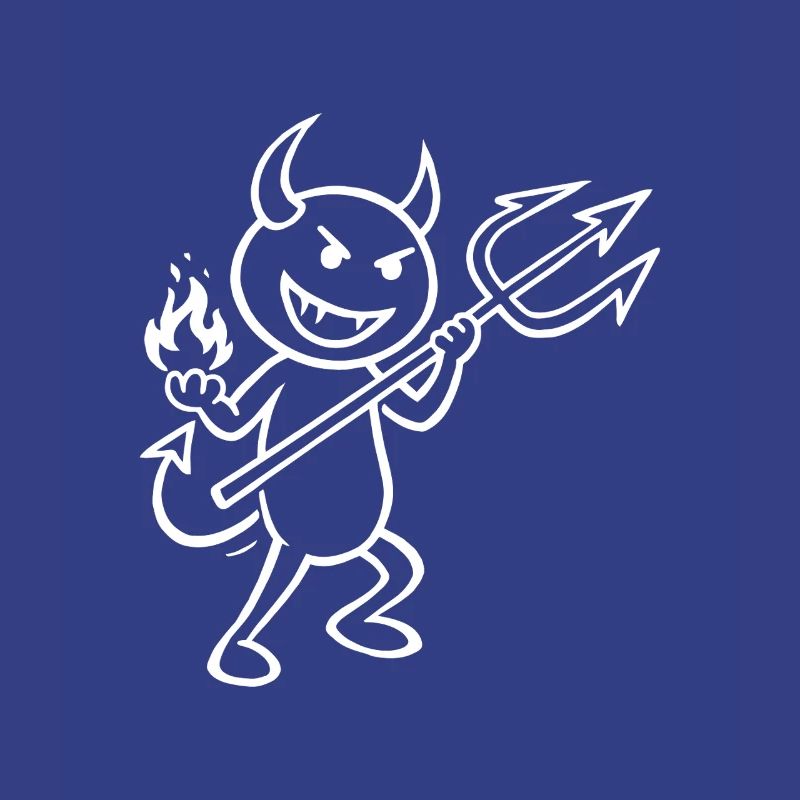 Devilish Flames - Devil with Flames