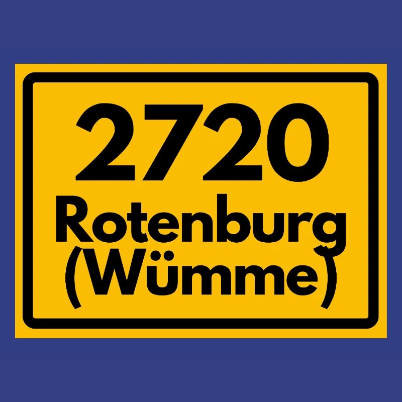 OLD POSTCODE ZIP CODE RETRO 2720 ROTENBURG WÜMME!