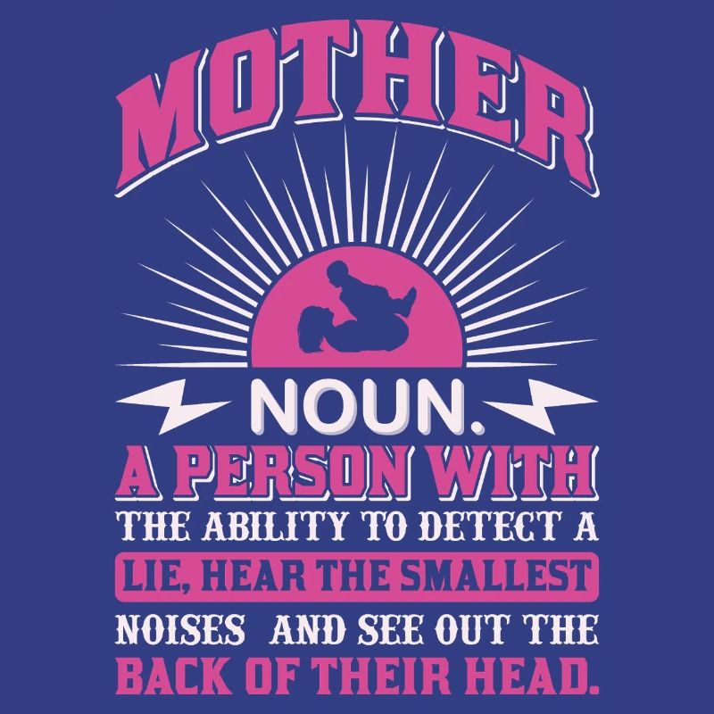 Mutter-Substantiv-Definition Lustiges Mutter-Power-Shirt