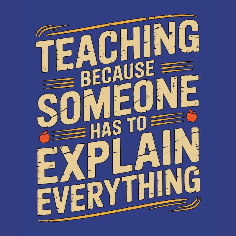 Elementary Teacher Teaching Because School Tutor