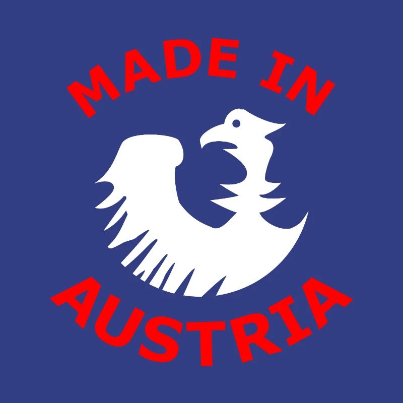 Made in Austria Eagle Logo Silhouette