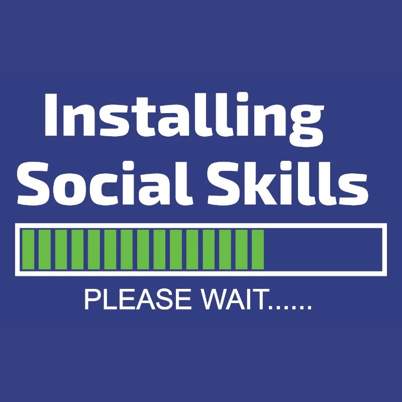 Social Skills Loading Funny Software Programmer