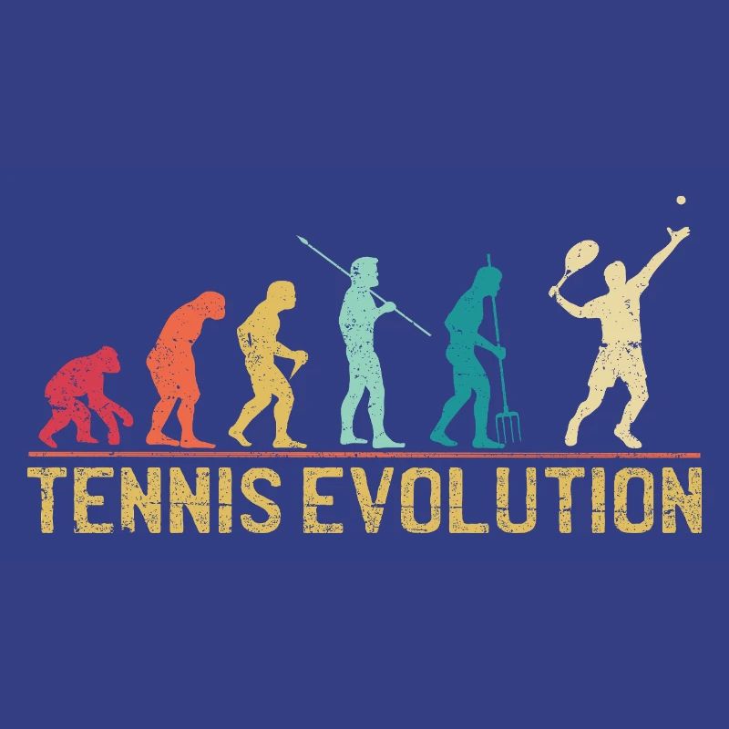 Tennis Evolution Evolution Graphic Design