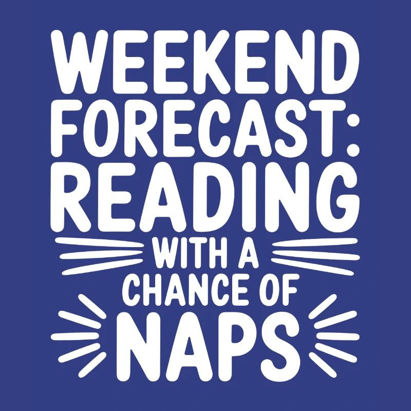 Wochenendvorhersage-Lesung mit der Möglichkeit eines Nickerchens
