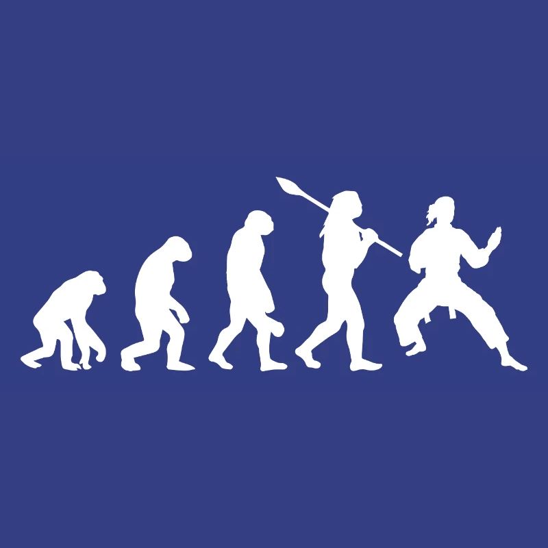 Evolution des Karate-Kampfsports Sensei Dojo Geschenk