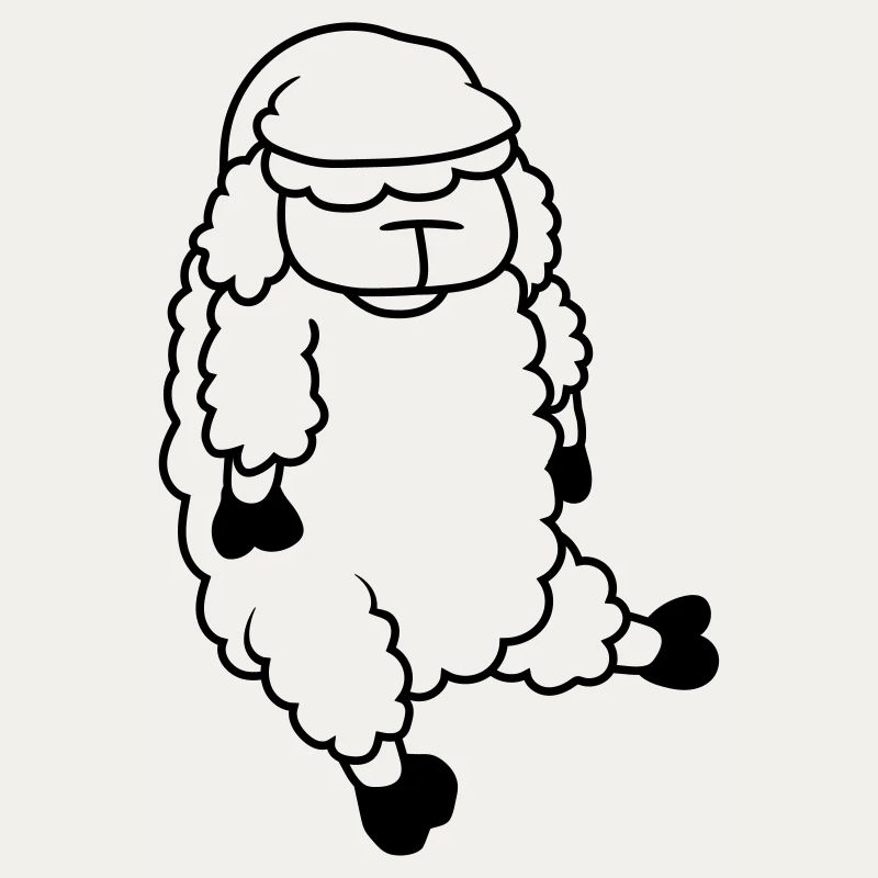 Sleeping Sheep Sleeping Cap