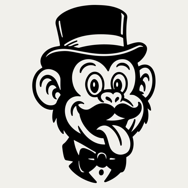 Affe Bräutigam Comic