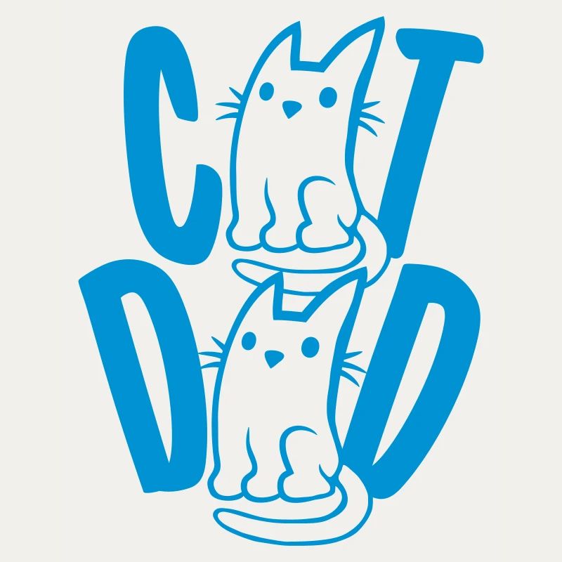 Texte de conception de papa chat