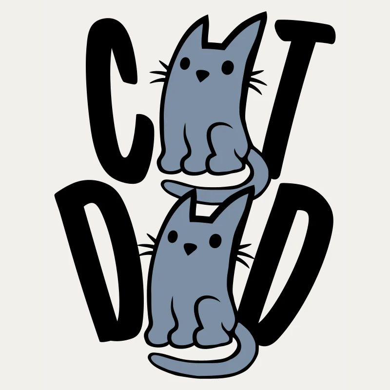 Logo de texte Cat Dad