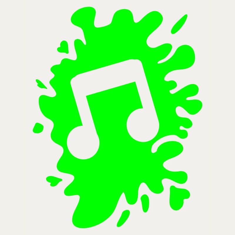 Musical note blobs