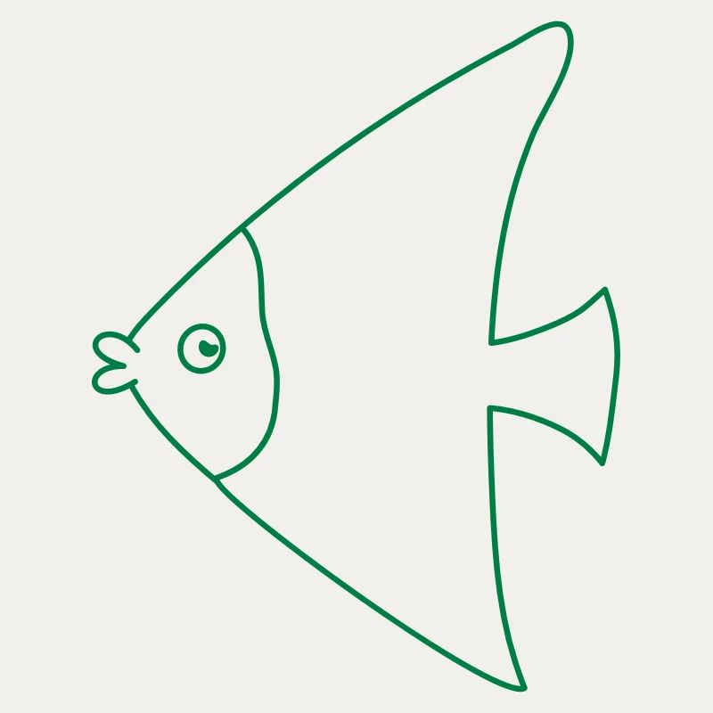 funny cute angel fish