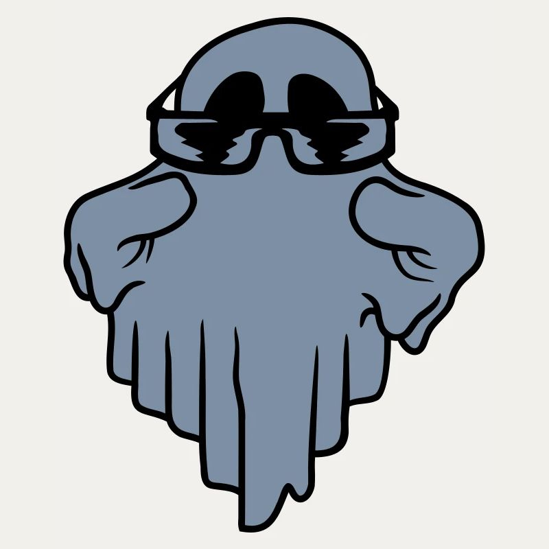 Sonnenbrille Geist Comic Halloween