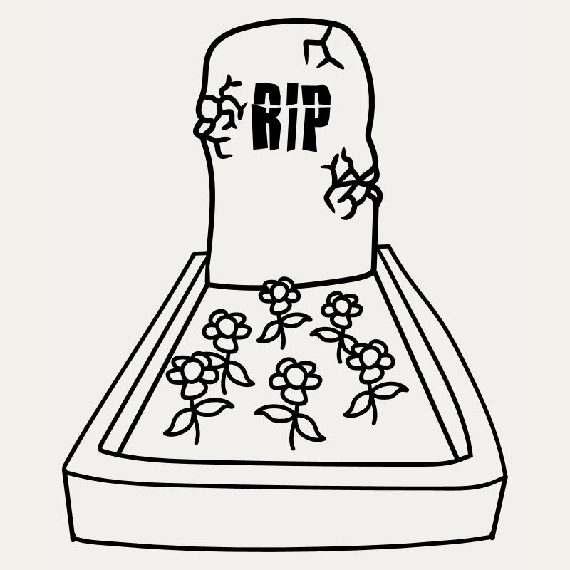 grave, betterave, fleurs, cimetière