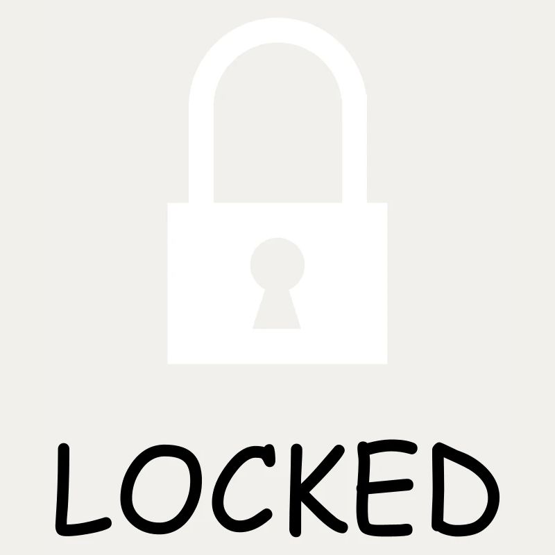 Lock closed with text: "Locked"