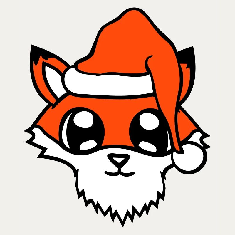 Fuchs Rotfuchs Weihnachtsmann Weihnachten Geschenk