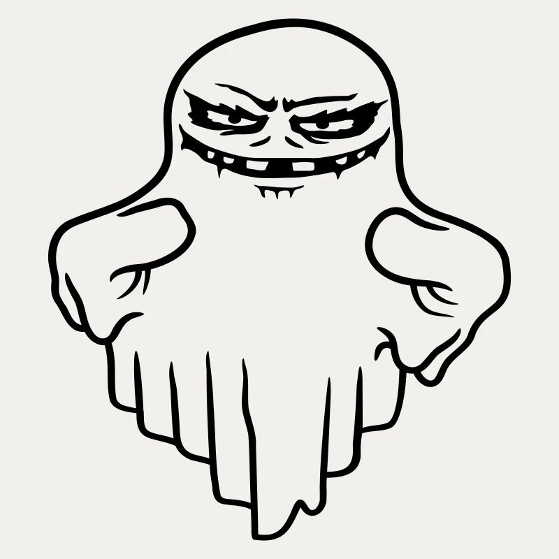 Floating Monster Ghost Comic