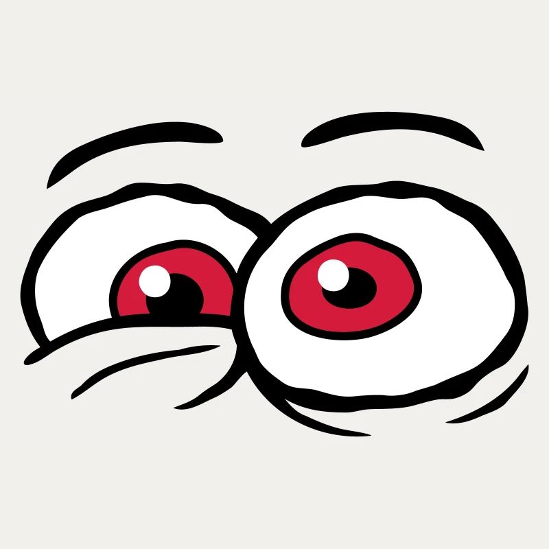 Comic Augen verrücktes Design