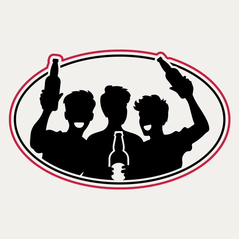 Junggesellen Party Gruppe Feiern Jga