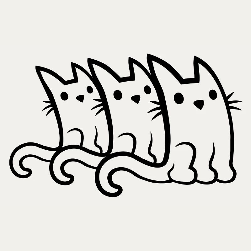 Team 3 cute cats
