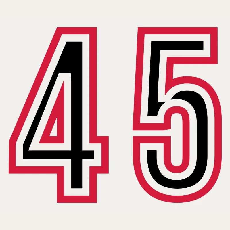 45 Number Years Jersey