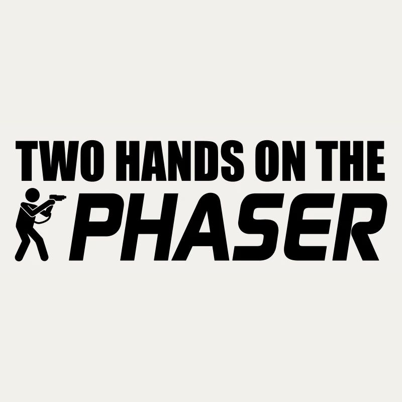 Deux mains sur le phaseur