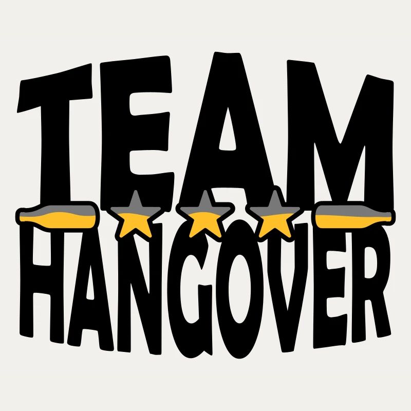 Beer bottles Team Hangover