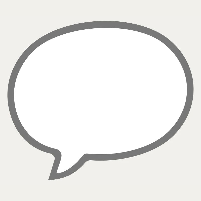 Comic design speech bubble