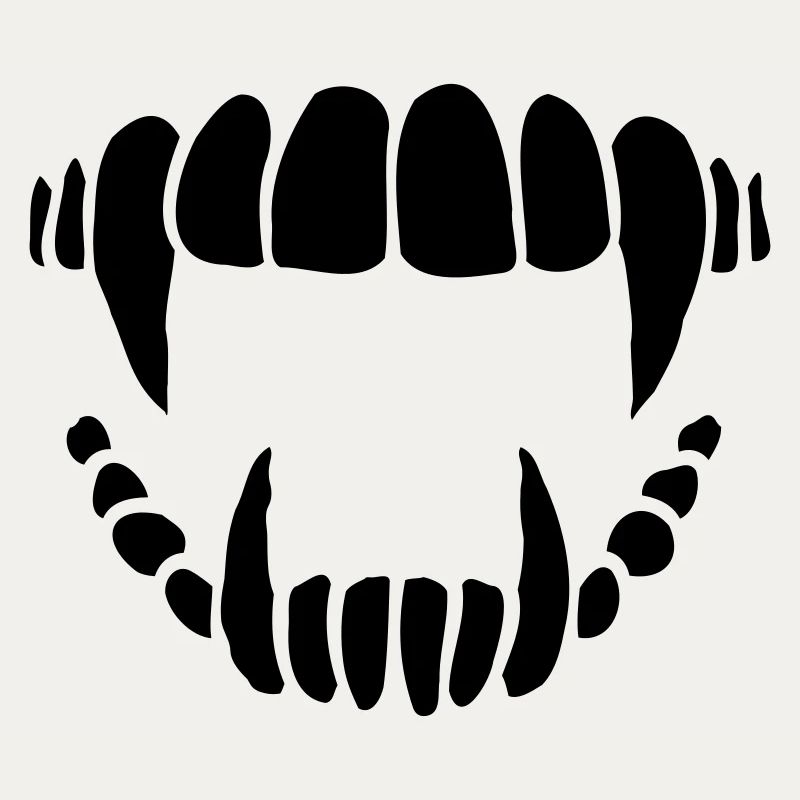Conception de dents de vampire