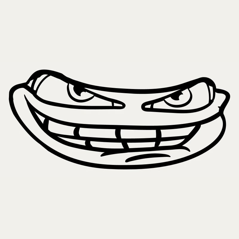face head evil meme grin funny comic carto