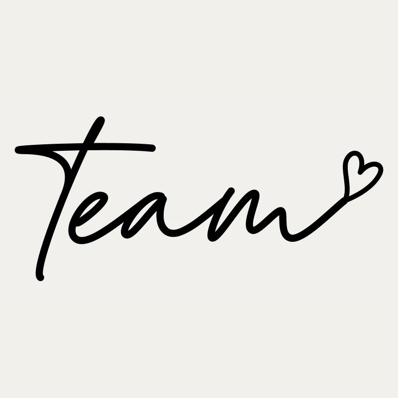 Team mit Herz