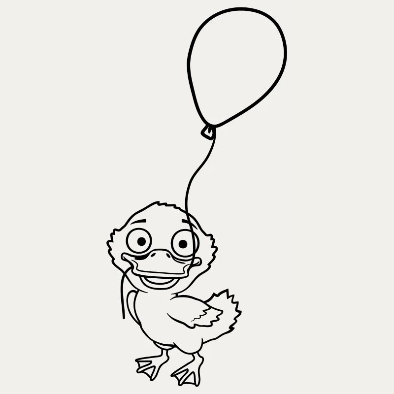 Happy DuckLing Balloon Comic