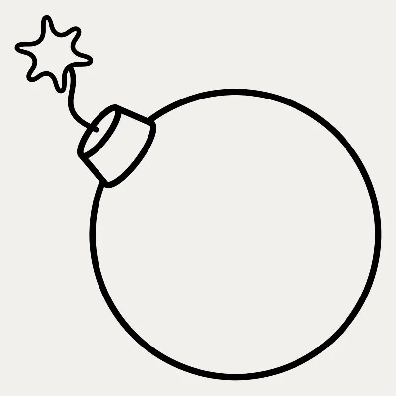 burned round ball sphere circle text b