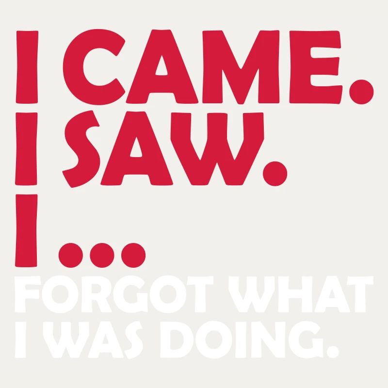 I came saw forget