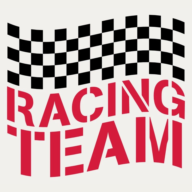 Conception de drapeau Racing Team