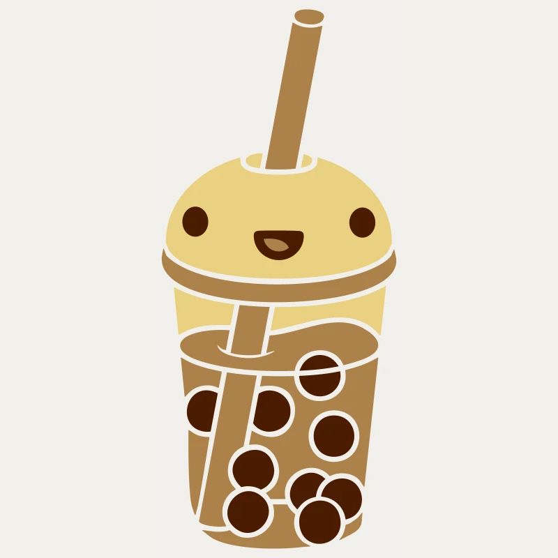 Anime Face Bubble Tea