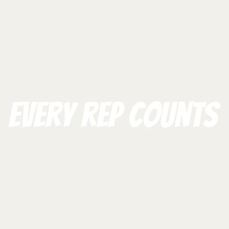 Every rep counts