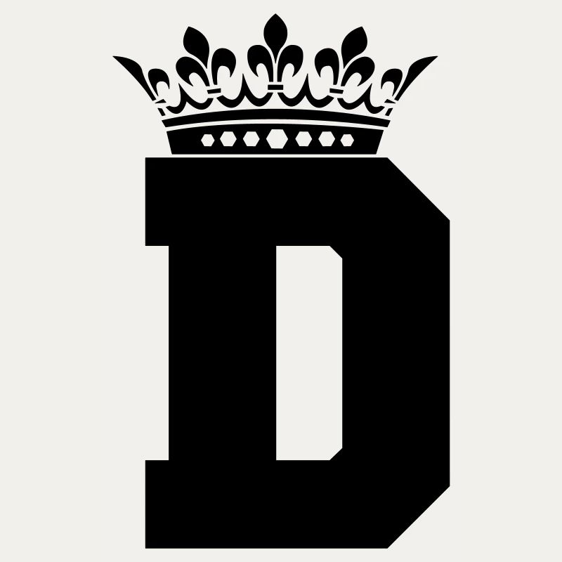 buchstabe D Krone